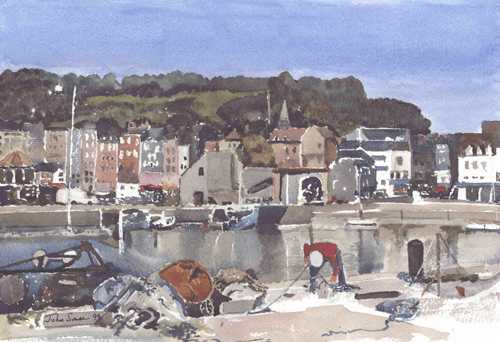 Mending the Nets - Honfleur - France